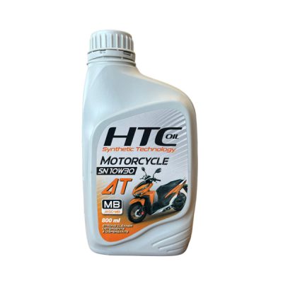 روغن موتور سیکلت اچ تی سی HTC مدل 10W30 SN JASO MB حجم ۸۰۰ میلی لیتر