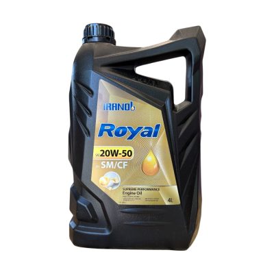روغن موتور خودرو ایرانول رویال مدل 20W50 SM/CF حجم 4 لیتر